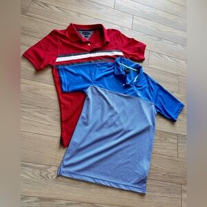 Tommy Hilfiger Red and Blue Kids Polo Shirts